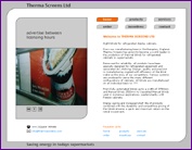 thermascreens.com screen shot of front page